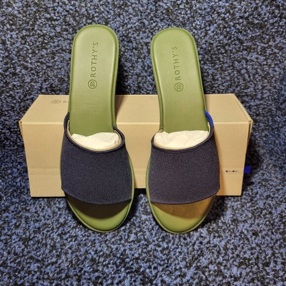 EUC Rothy's Maritime Sandal | Navy | Blue - Size 7 - Picture 3 of 10